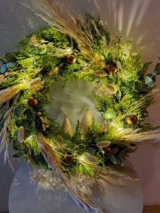 Couronne de noël pampa 2